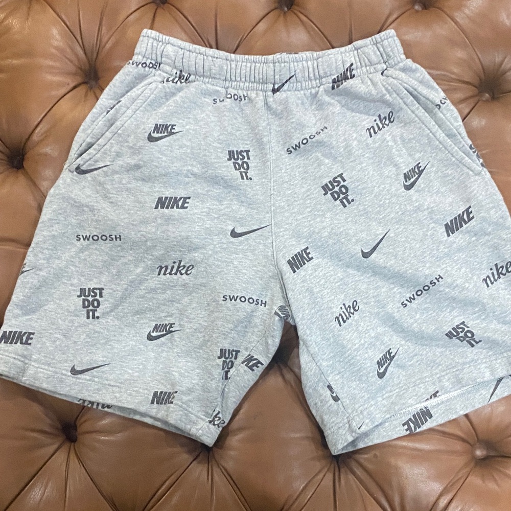 Nike Light Gray Athletic Shorts